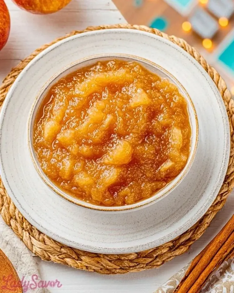 A bowl of homemade stovetop apple sauce with fresh apples.